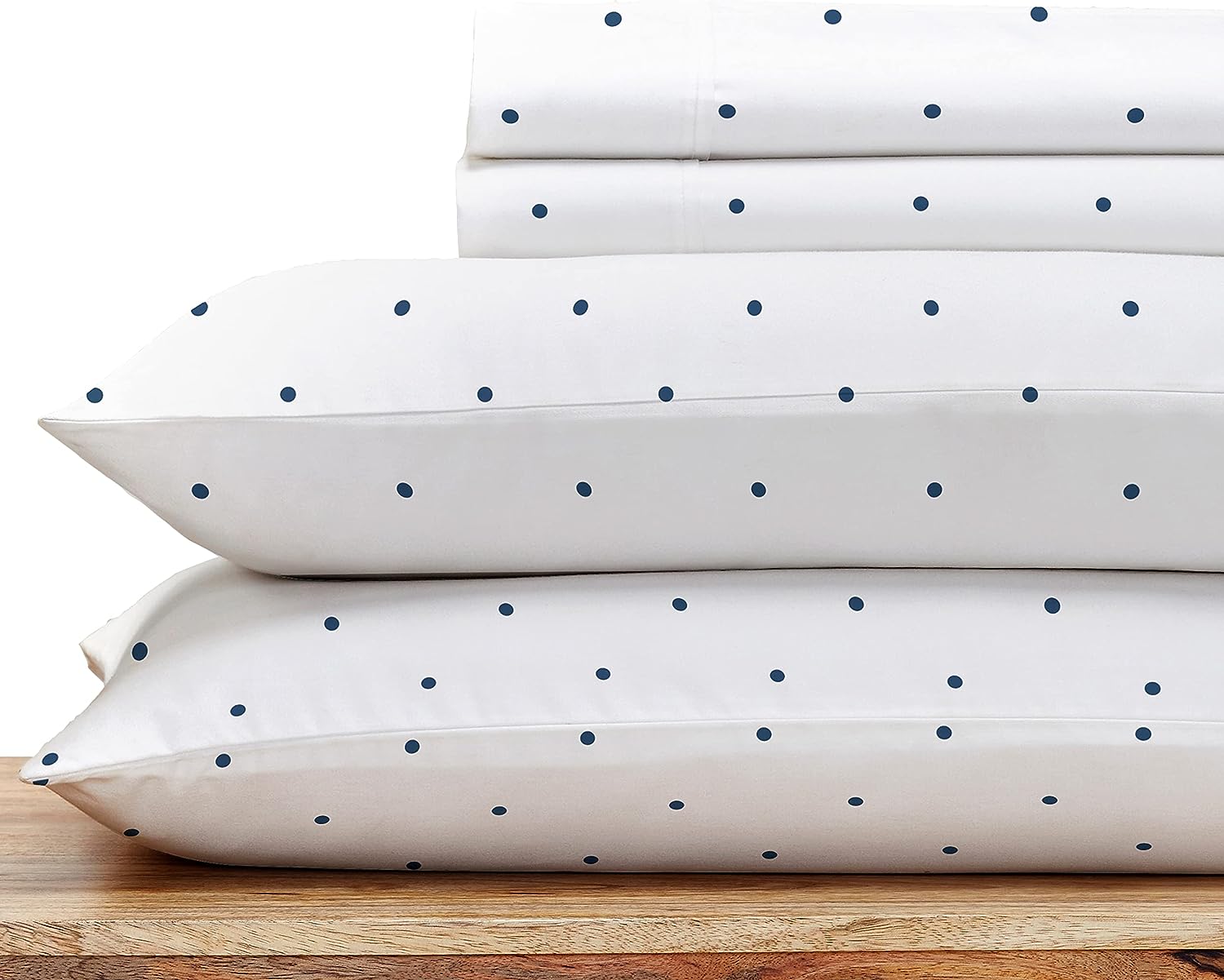 Striped Elegance King-Size Cotton Sheet Set