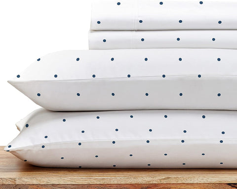 Striped Elegance King-Size Cotton Sheet Set