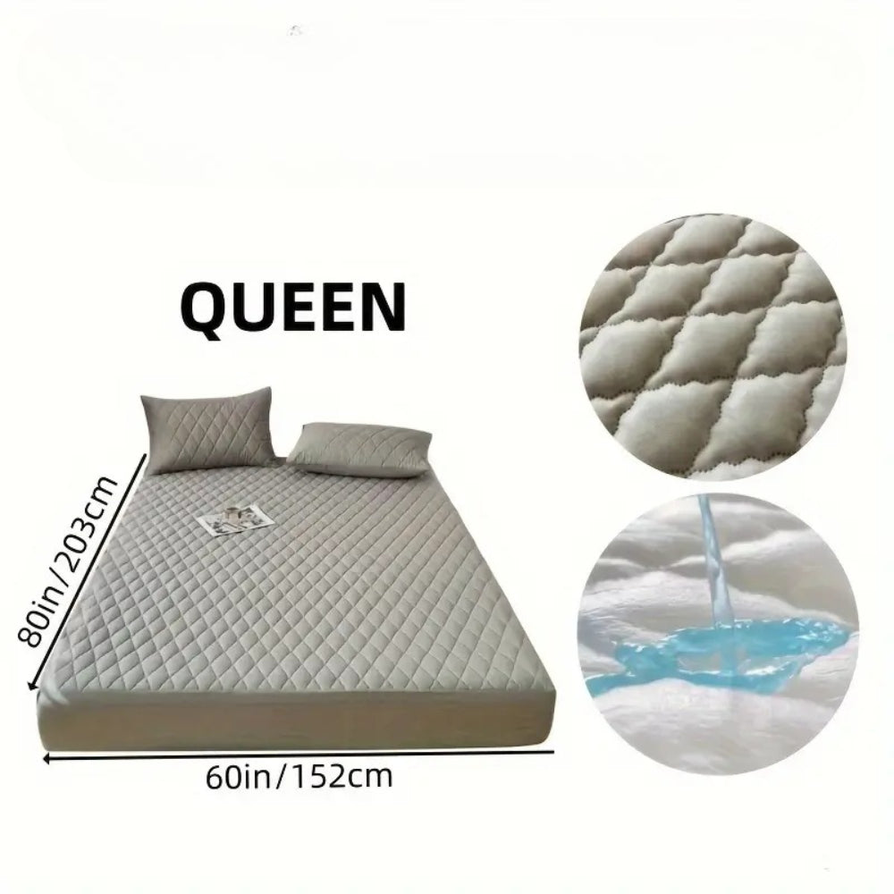 1 Piece Layered Waterproof Mattress Protector