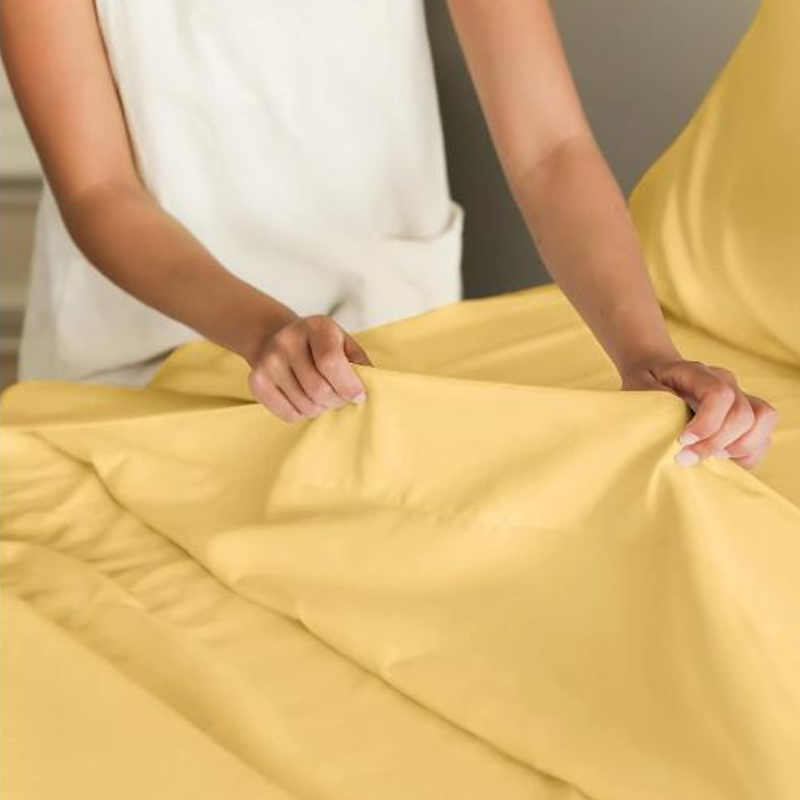 5 Piece Solid Bedsheet Set