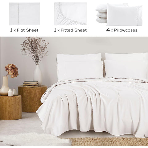 Wrinkle Resistant Deep Pocket Bed Sheets Set