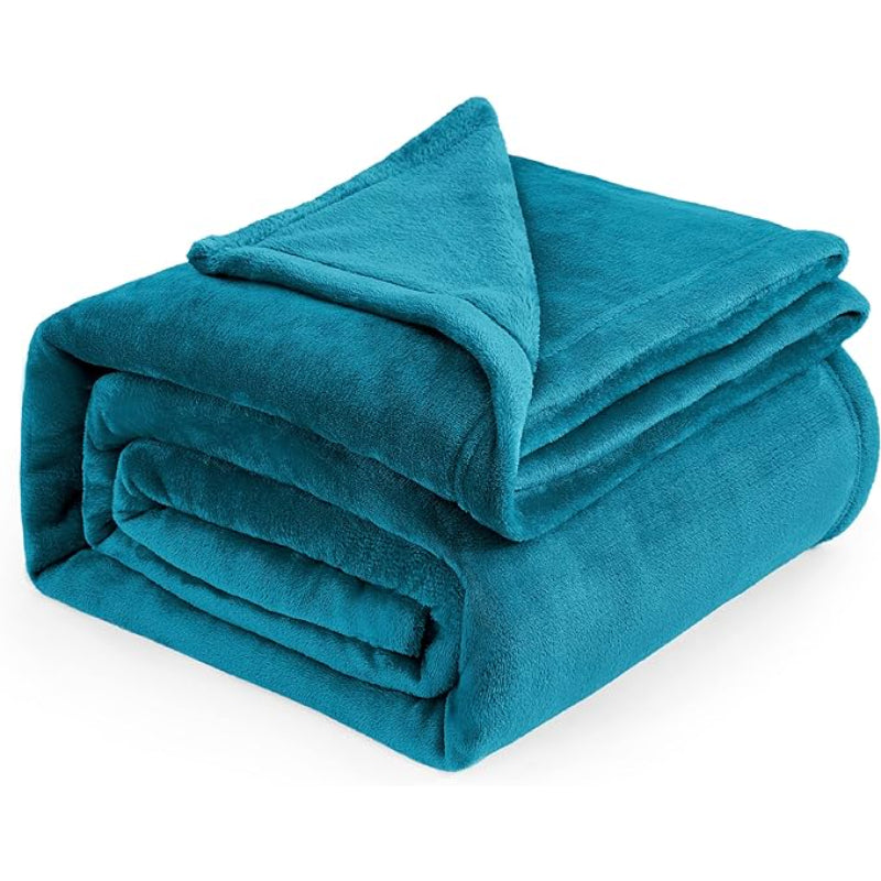 Lightweight Plush Fuzzy Cozy Fleece Bed Blankets