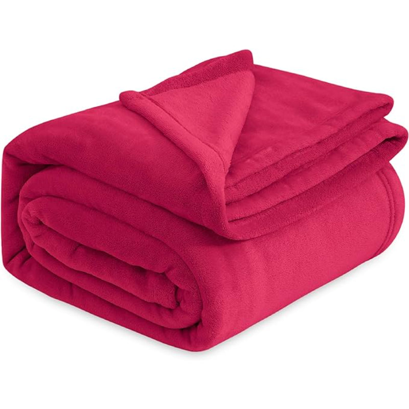 Lightweight Plush Fuzzy Cozy Fleece Bed Blankets