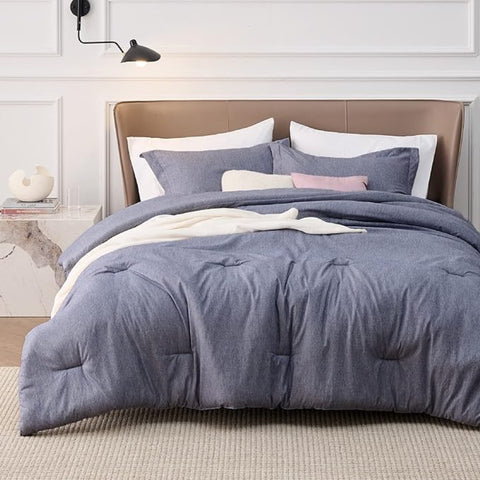 3 Pieces Soft Cationic Dyed Bedding Set