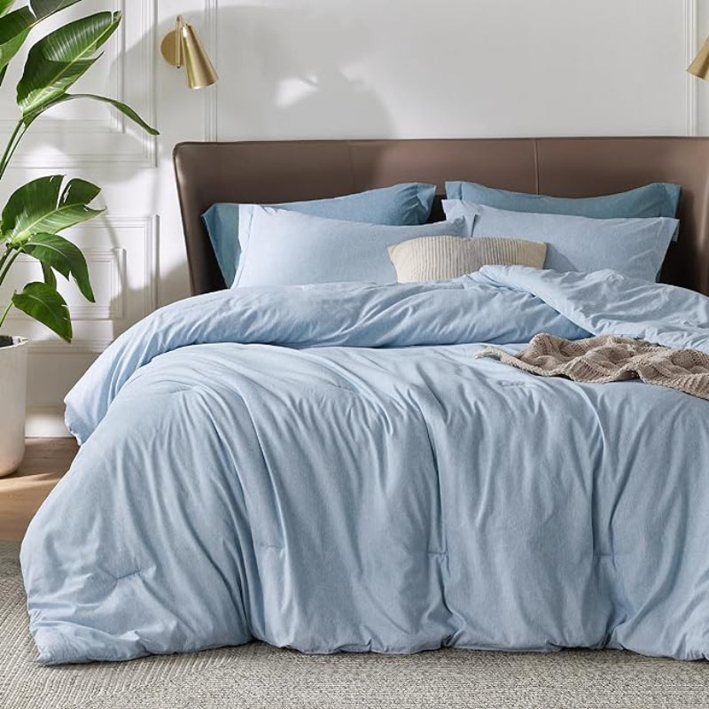 3 Pieces Soft Cationic Dyed Bedding Set
