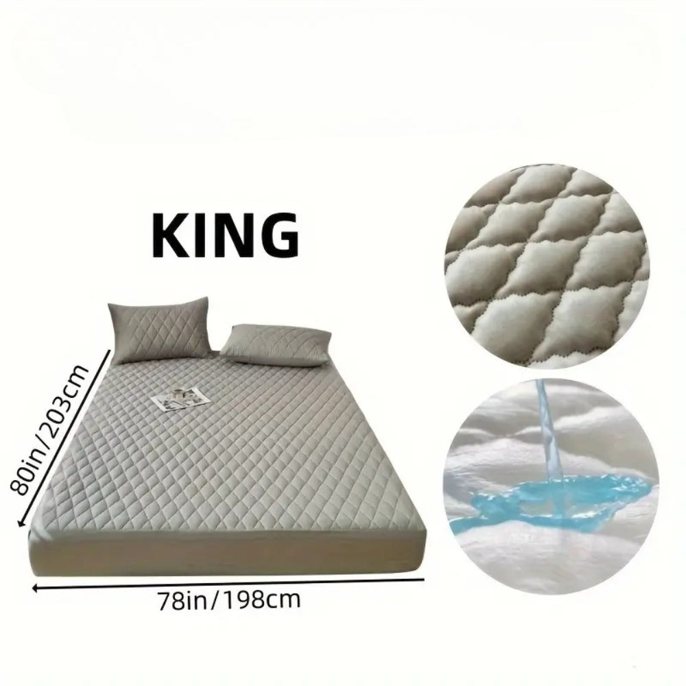 1 Piece Layered Waterproof Mattress Protector