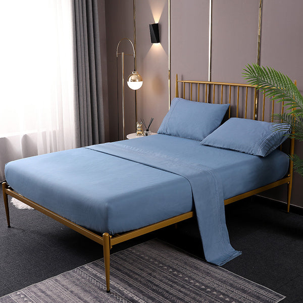 Comfy Bedsheets Brushed Microfiber 1800 Bedding - Wrinkle, Fade, Stain Resistant - 4 Piece