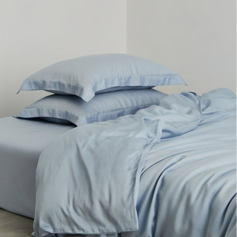 Smooth Solid Color Bedding Quilt Cover 4 Pieces