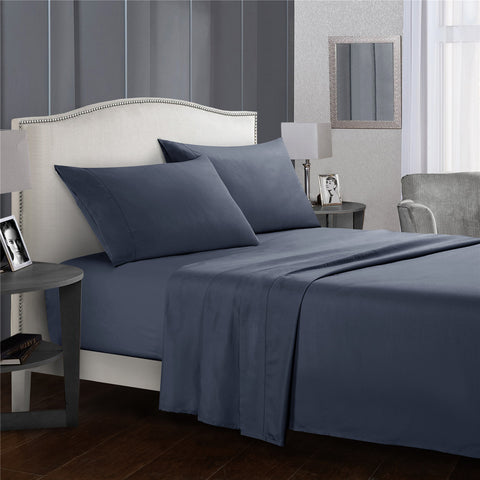 Comfy Bedsheet Set Brushed Microfiber 1800 Bedding - Wrinkle, Fade, Stain Resistant - 4 Piece